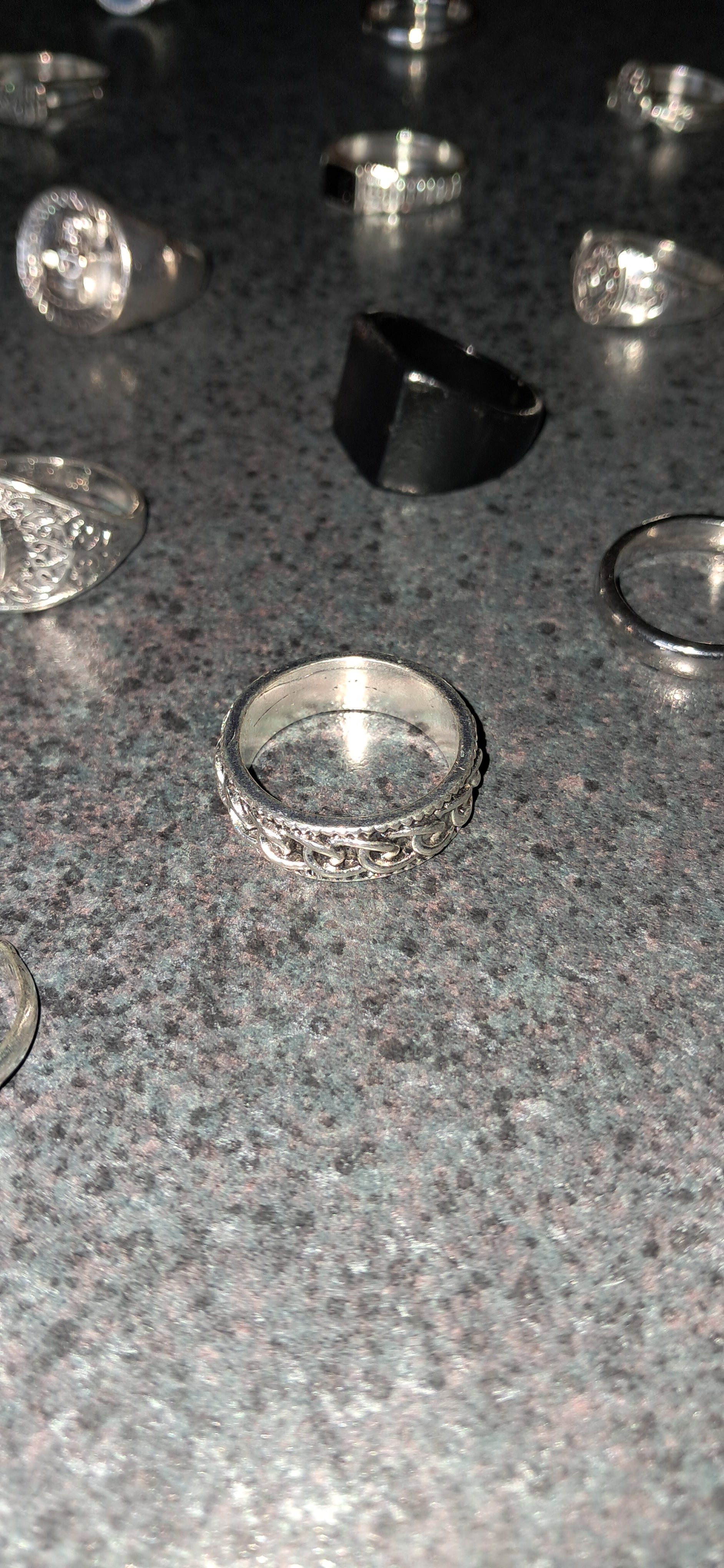 Unique Sterling Silver Look Rings - Perfect for the Bold Look! 🔥