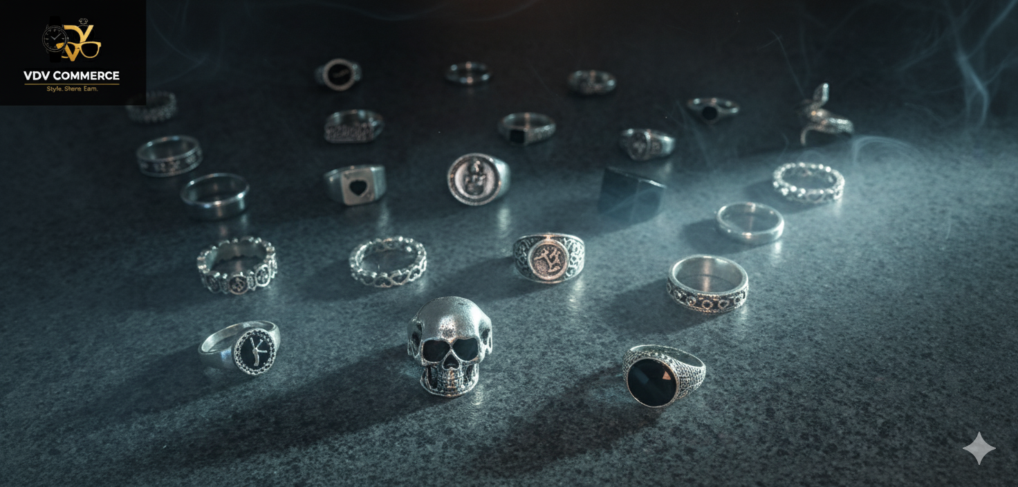 Unique Sterling Silver Look Rings - Perfect for the Bold Look! π₯