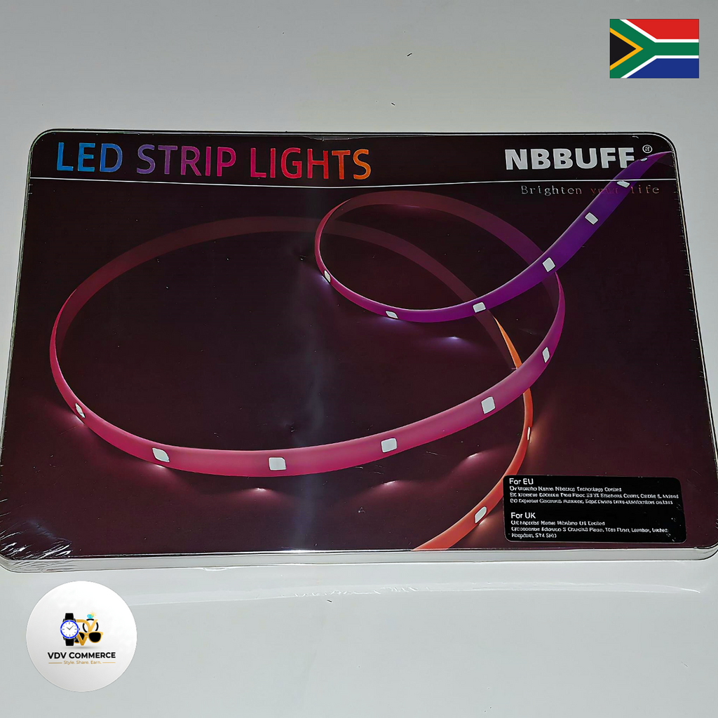 Smart Music Sync LED Strip Lights - RGB Color Changing Room Decor