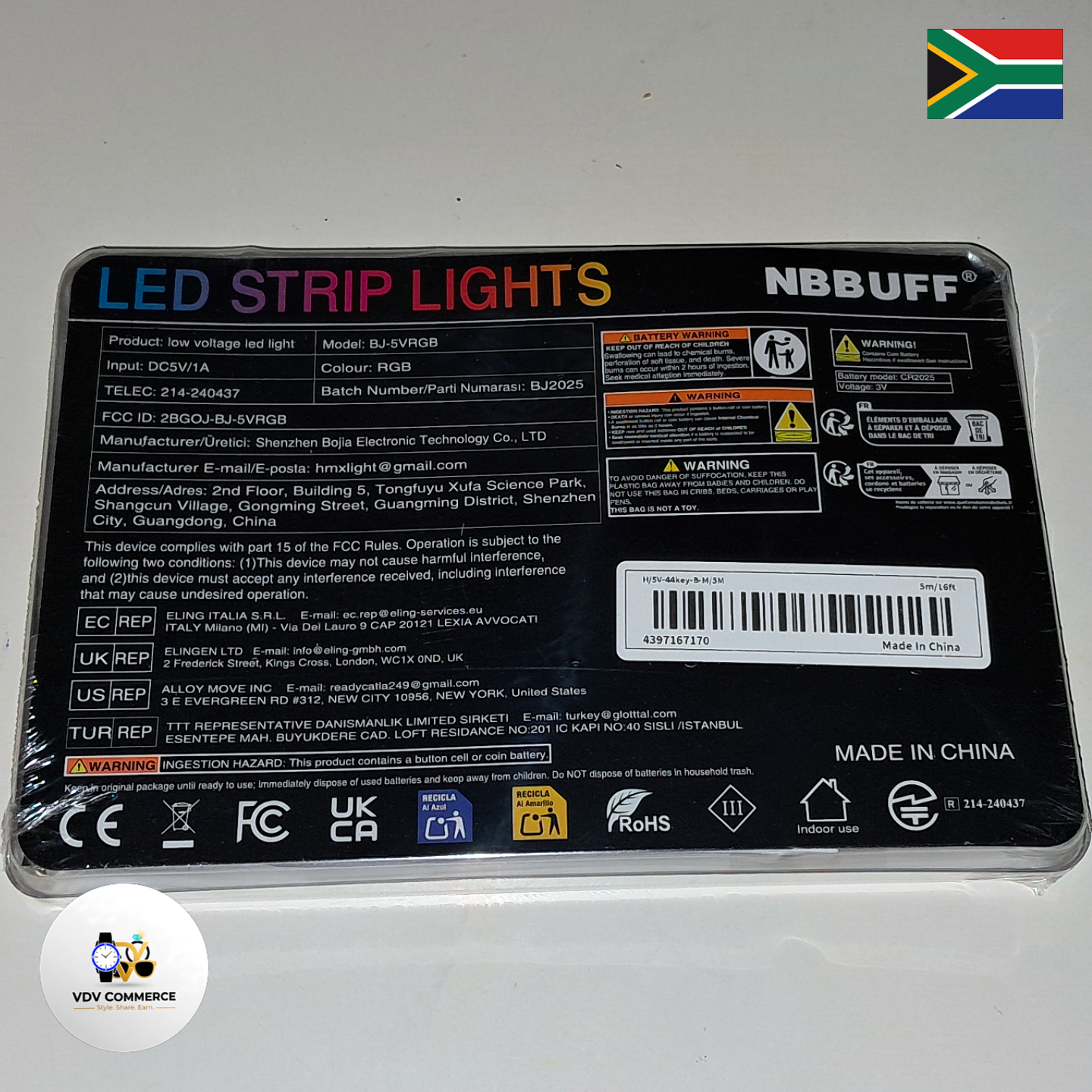 Smart Music Sync LED Strip Lights - RGB Color Changing Room Decor