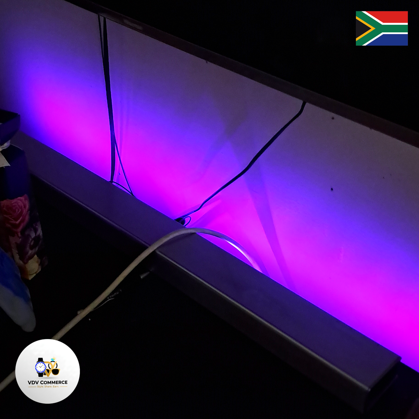 Smart Music Sync LED Strip Lights - RGB Color Changing Room Decor