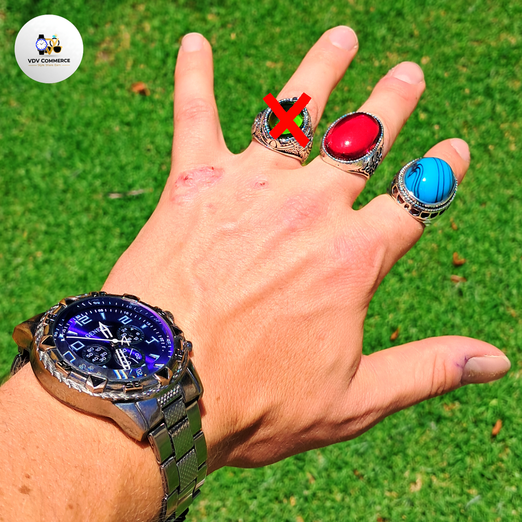 💎 Bold Statement Rings | Faux Gemstone, Hip-Hop Style | VDV Commerce 💎