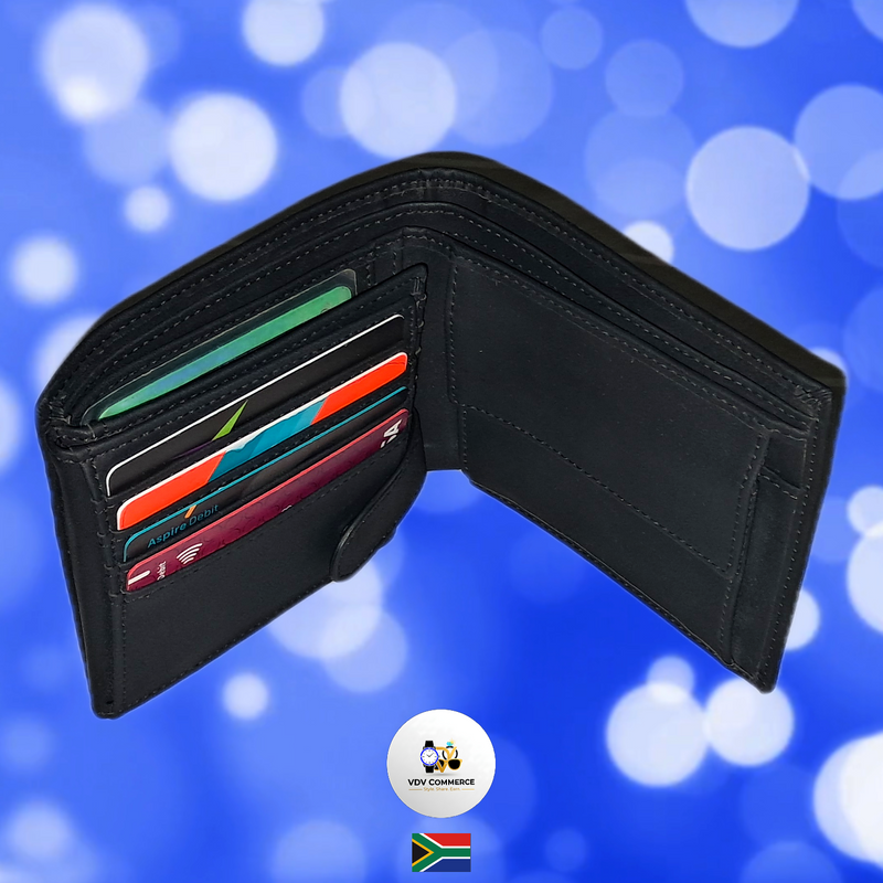 RFID Blocking Slim Wallet | Multi-Functional Bifold with 15 Card Slots