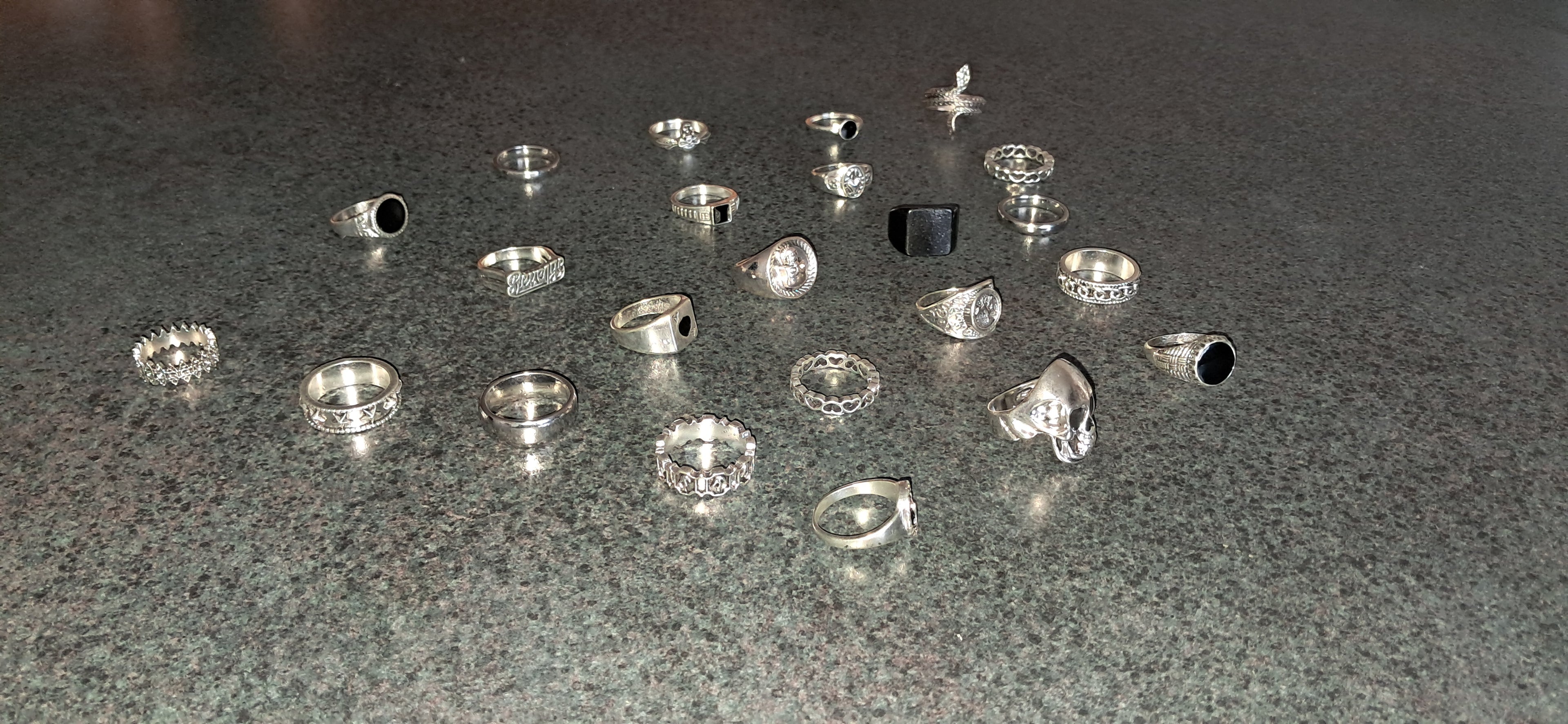 Unique Sterling Silver Look Rings - Perfect for the Bold Look! 🔥