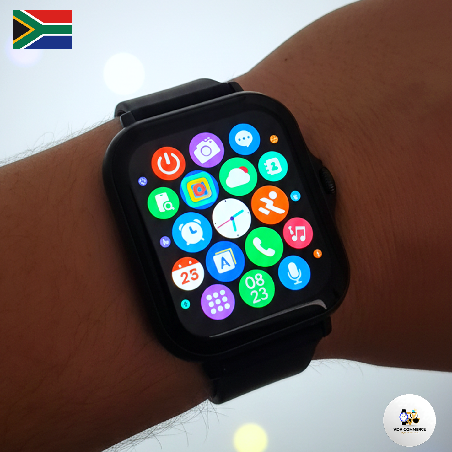 Ultra-Slim Bluetooth Smart Watch – Wireless Calling & Fitness Tracker