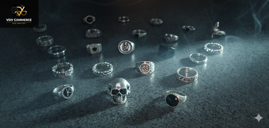 Unique Sterling Silver Look Rings - Perfect for the Bold Look! 🔥